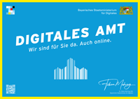 Digitales Amt Plakette