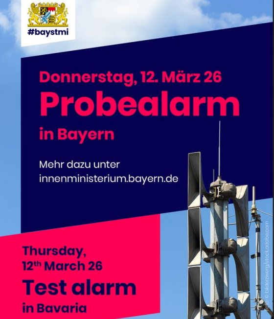 Probealarm in Bayern 